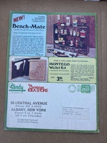 Vintage Tandy Leder Weihnachtsideen 64 Seiten Do It Yourself Leder Basteln - Bild 2 von 8