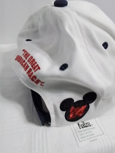 Vintage Mickey Mouse 2004 Daytona 500 NASCAR The Great American Race Mütze Kappe neu aus altem Lagerbestand - Bild 3 von 8