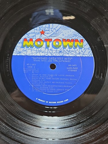 Diana Ross And The Supremes Greatest Hits Vinyl LP Record 1967 Motown MS-2-663 - Picture 13 of 19
