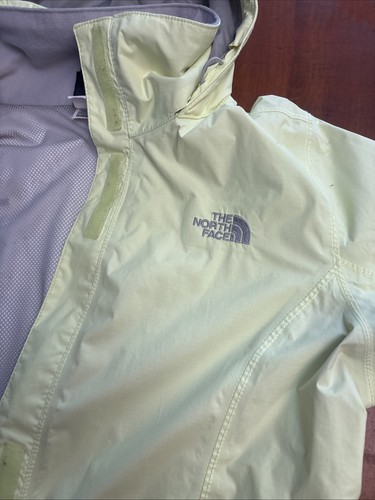 The North Face Women’s Yellow Rain Jacket Size M/M Front Zipper - Picture 8 of 12