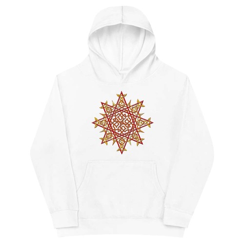 Morning Star Fire - Fire Colour - Kids Fleece Hoodie - Picture 2 of 22