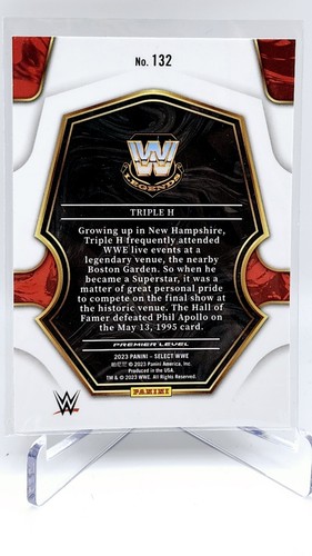 2023 Panini Select WWE - Premier Level Triple H #132 - Picture 2 of 2