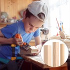  Set of 2 Hölzer Zum Basteln Kunsthandwerk Mit Holzmalerei Bastelstäbchen Aus