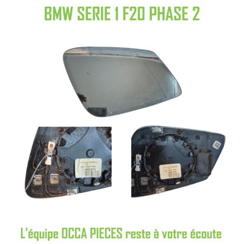 Glace retroviseur droit BMW SERIE 1 F20 PHASE 2 51167285006