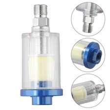 Oil-Water Separator Air Filter Blue & Transparent Mini Plastic Water Cup