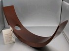 Lunivin A Coeur Bois Wooden Wine Holder Handmade Bottle Stand Made In France NWT