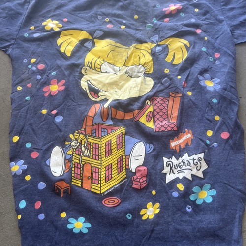 Vintage 90s 1999 Nickelodeon Rugrats T-shirt Cartoon Cut Out - Picture 2 of 8
