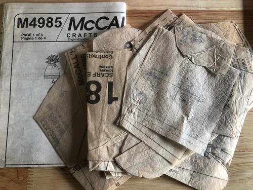 McCall's 4985 Mützen, Fäustlinge & Schals Muster Säuglinge & Kleinkind Gr. Stoff Inc - Bild 3 von 6