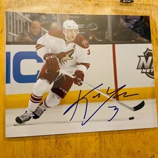 KEITH YANDLE COYOTES SIGNED / AUTOGRAPHED 8X10 PHOTO NICE!!