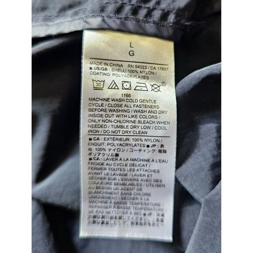 Banana Republic marineblau wasserdichte Damenjacke Größe L - Bild 11 von 11