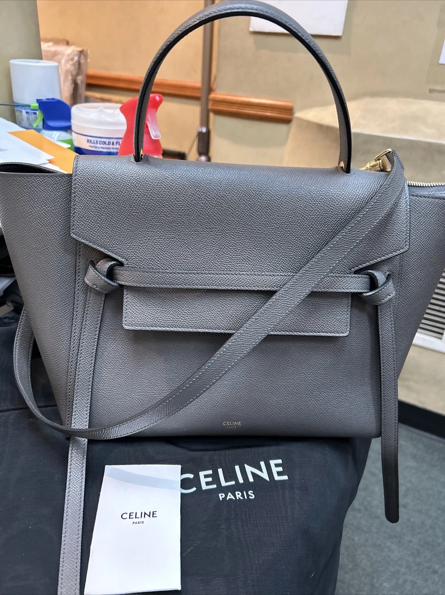 Celine grey top belt bag