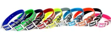 1" wide Reflective Waterproof Dog Collar*Free ID Tag*USA MADE BIOTHANE®*