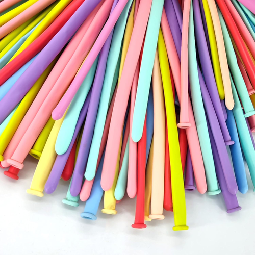 Modellier Luftballons Für Tiere Mit Pumpe, 260Q Magische Latex Luftballons, Vers - Bild 2 von 7