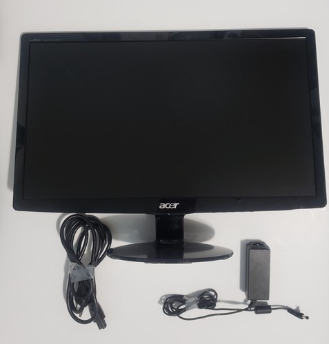 ACER LCD Monitor Model S202HL & AC ADAPTER ADPC1930 Excellent Condition - Picture 1 of 7