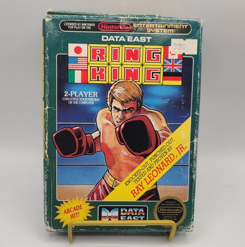 Nintendo NES Ring King Cartridge And Box Authentic Clean Tested Works - Picture 2 of 7