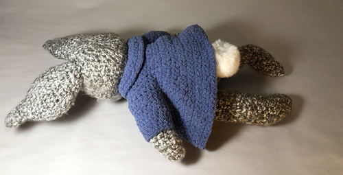 Handmade Crochet Amigurumi Easter Plush Bunny - Picture 5 of 5