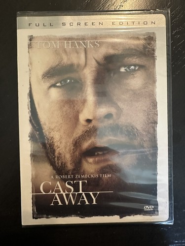 Cast Away (DVD, Full-Screen Edition) Tom Hanks - BRAND NEW FACTORY SEALED - Afbeelding 1 van 2