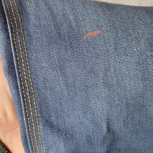 Vintage 70's 80's Levis For Men Orange Tab Workwear Jeans Made In USA Size 34x28 - Picture 14 of 15