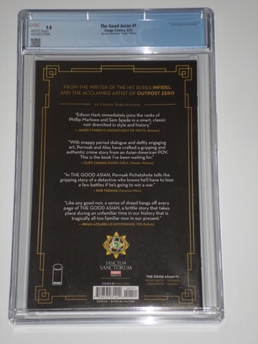 The Good Asian 1 (2021 Imagen) CGC 9.8 Mike Choi Edición Virgen, Sanctum Santorum - Imagen 2 de 2