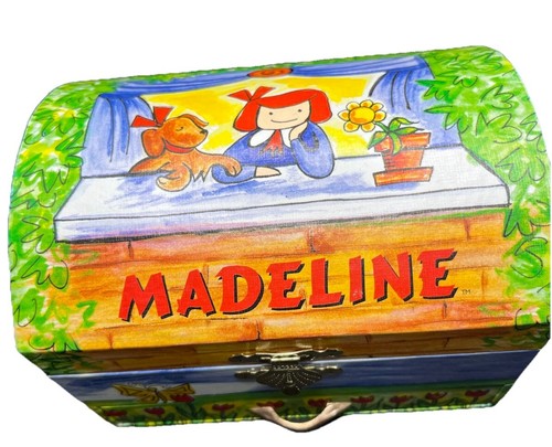 Vintage 1999 Madeline Spieluhr Schmuck Koffer spielt "Ich bin Madeline" - Bild 3 von 12