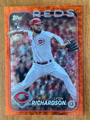 2024 Topps Series 2 - Lyon Richardson #517 Orange Foil /299 (RC) Reds