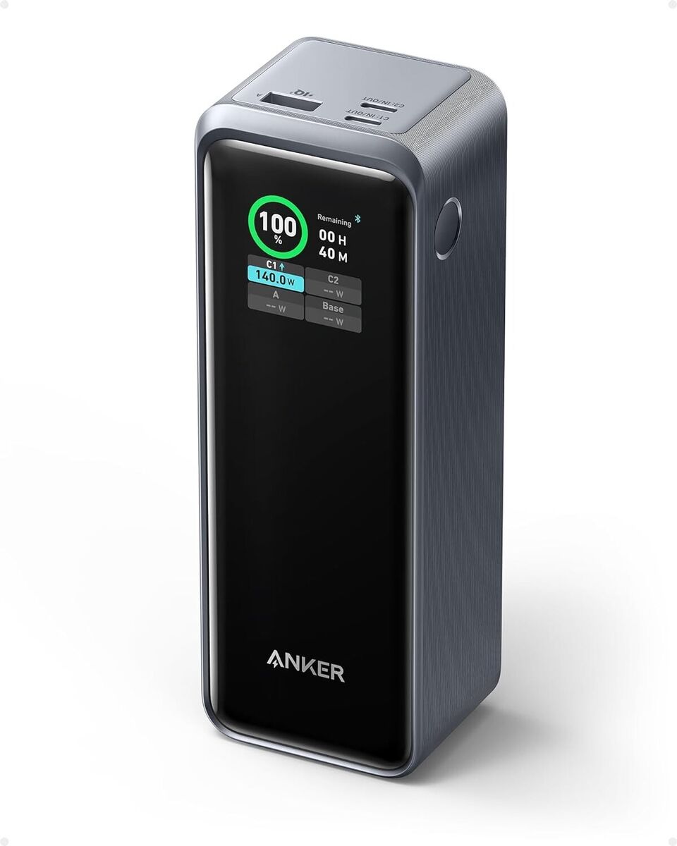 Anker Prime Power Bank, 27,650mAh 3-Port 250W Portable Charger (99.54Wh) Smart 194644130886 | eBay Anker Prime Power Bank, 27,650mAh 3-Port 250W Portable Charger (99.54Wh) Smart 194644130886 | eBay