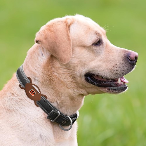 Pets First NFL Silicone Airtag Holder Porta Dispositivo di Tracciamento per Cani con Logo Squadra - Foto 23 di 77