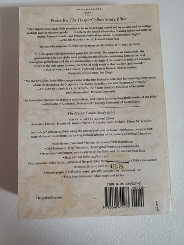 Die HarperCollins Studienbibel erste Taschenbuchausgabe von Meeks Wayne A. 1993 - Bild 6 von 17
