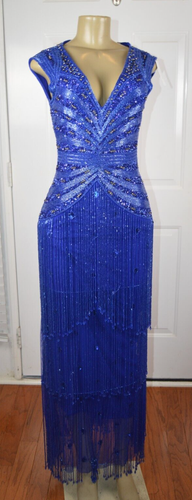 Karen Millen Embellished Beaded Woven Maxi Formal Dress Size 0 Petite NWT $739 - Picture 2 of 20