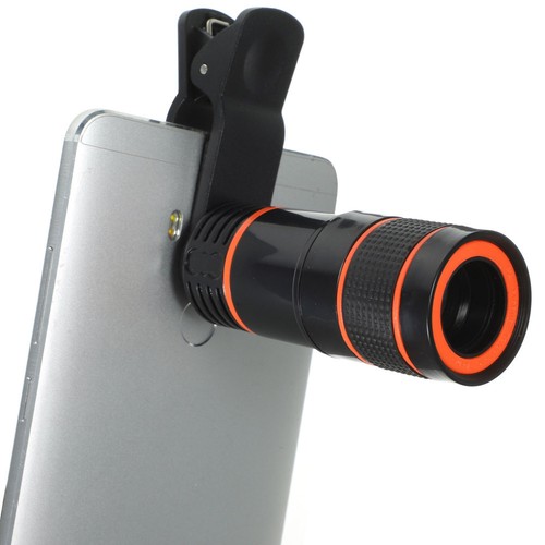 8 X Monokulare Teleskop Objektiv Handy Objektiv Telefon Lang Fokus Objektiv - 第 11/12 張圖片