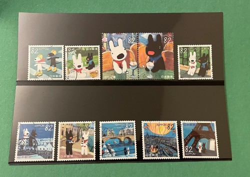 Japan Gaspard et Lisa stamp +stock card Gaspard et Lisa used stamp sets 2019 UK - Picture 11 of 23