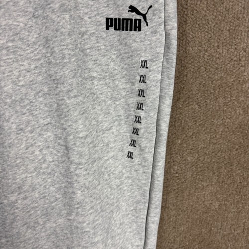 PUMA Sweatpants Women's XXL 2XL Gray Heather Mid Rise Cuffed Fleece Jogger NEW - Picture 4 of 14