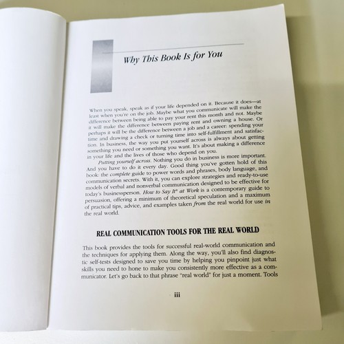 How To Say It At Work Paperback Book Good Condition - 第 9/14 張圖片
