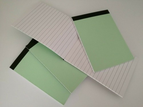 LINED NOTEBOOK SIZE A6 50 SHEETS NOTEPADS RULED BOTH SIDES PAD JOTTER NOTEPAD - Picture 26 of 40