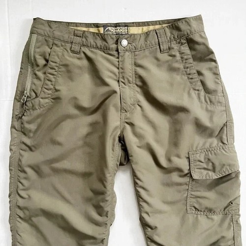 Mountain Khakis Baggy Cargo Outdoor Pants Gorp Workwear Sz 30 x 28 Army Green - Picture 3 of 11