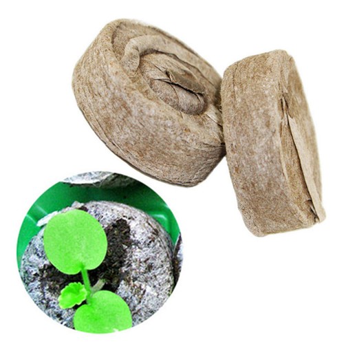 10 Count Peat Pellets Seed Starter Soil Plugs 30mm Seedling Tray Nutrition Block - Picture 11 of 12