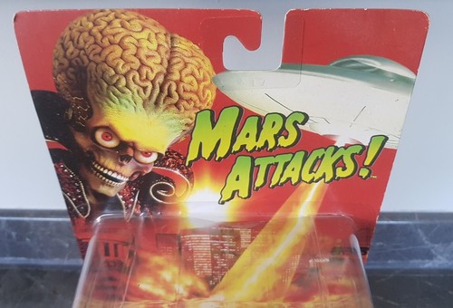 Mars Attacks Martian Spy Girl Plastic Figure in Box *No Sound* 1996 Trendmasters - Bild 5 von 18