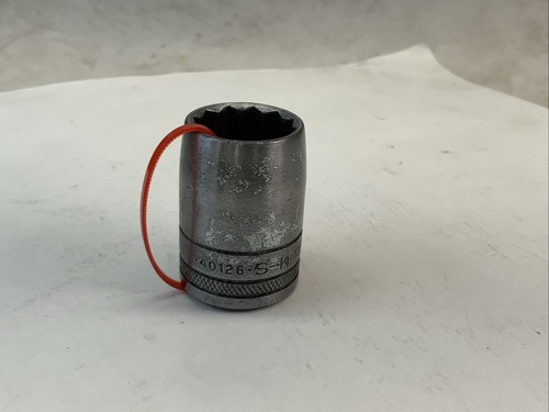 S-K 1/2 Drive 12pt Socket, size 13/16in., model 40126,  USA - RED Tag - Picture 1 of 8