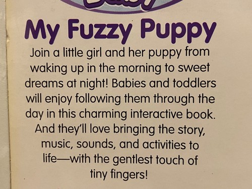 Fisher Price PowerTouch Baby My Fuzzy Puppy BRAND NEW! Power Touch G7826 - Picture 10 of 15