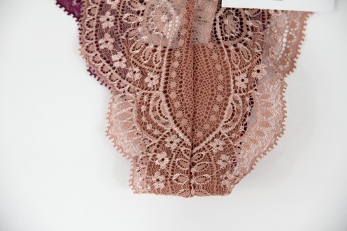 H&M Thongs Women Panty Set New Lace Underwear Womens 2 pairs Romantic gift - Picture 4 of 8
