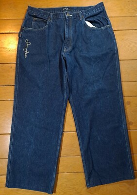 Vintage Sean John 36x28 Embroidered Signature Denim Jeans Vintage Sean John 36x28 Embroidered Signature Denim Jeans