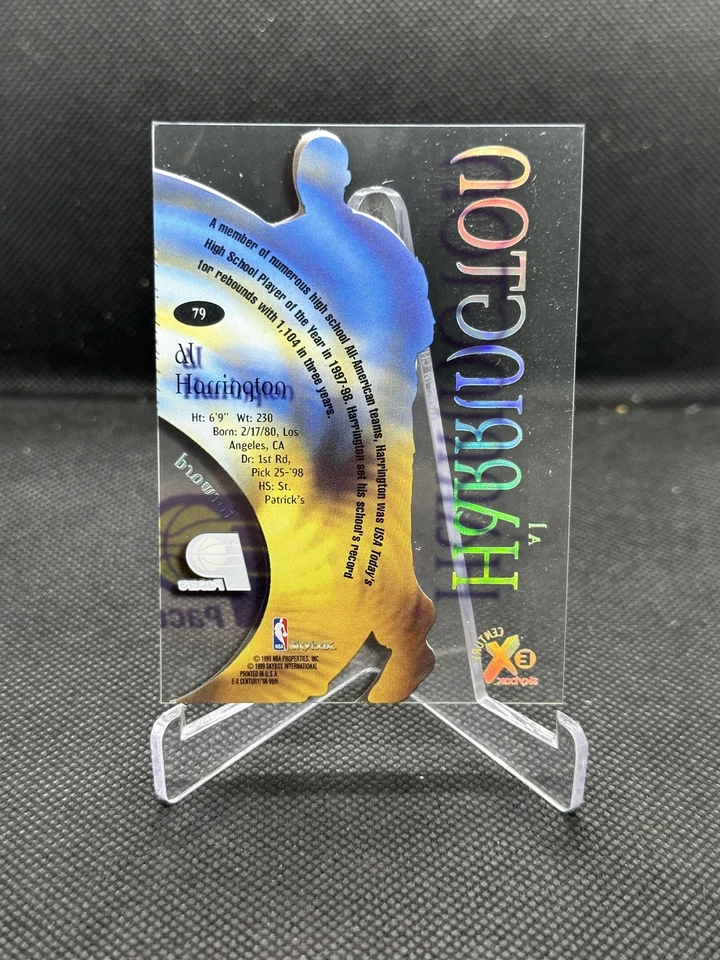 Al Harrington 1998-99 SkyBox E-X Century #79 - Image 2 of 2