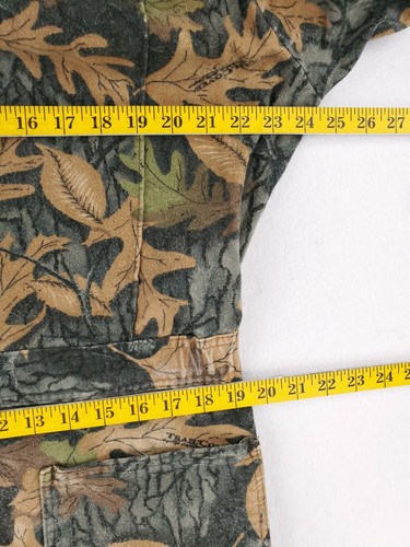 Vintage Gander Mountain Trail Cover Camo Flannel Hunting Coveralls Mens Sz M - Picture 12 of 14