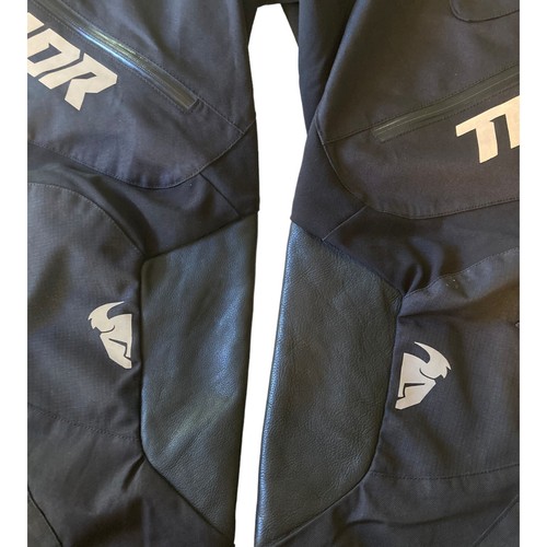 Thor Terrain Pants Men Size 48 Motocross Off Road In The Boot Dirt Bike Black - Picture 5 of 19