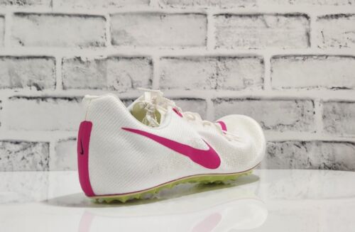 Men's Nike Zoom Ja Fly 4 Sail Fierce Pink Track Field Spikes DR2741-100 Sz 10.5 - Picture 2 of 6