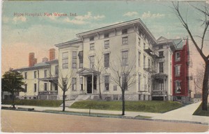 Fort-Wayne-Indiana-Hope-Hospital-Payne-Ohio-1921-postmark