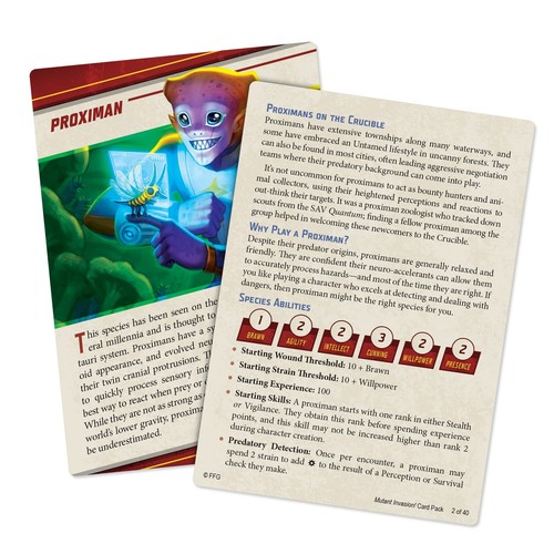 Genesys Roleplaying Game Secrets of The Crucible Mutant Invasion Adversary Deck - Picture 3 of 4