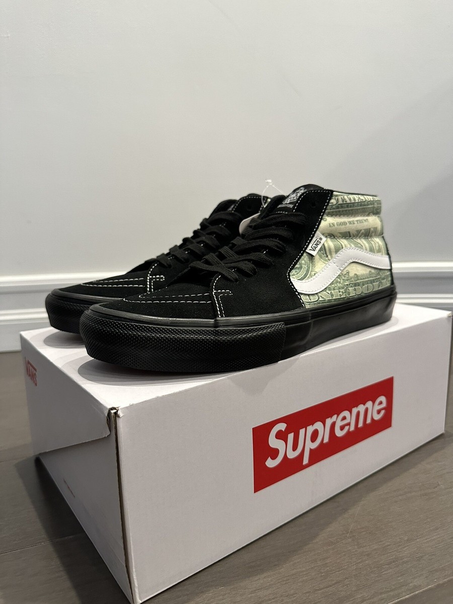 Supreme × VANS Dollar Skate Grosso Mid Supreme Vans Dollar Skate Grosso Mid (SS23) - $110