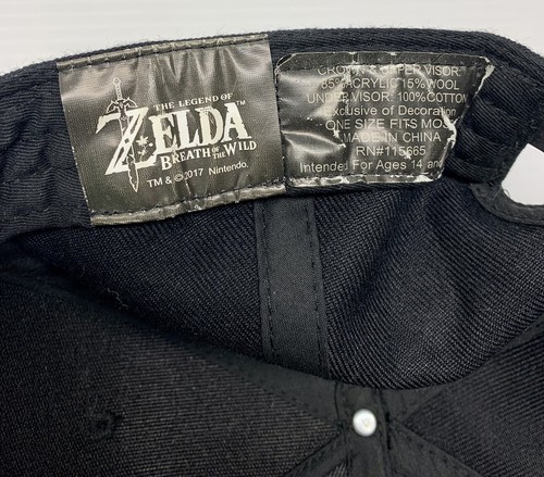 Legend of Zelda Breath of the Wild Snapback Cap Hat Bioworld - Picture 8 of 8