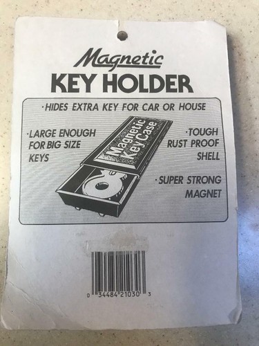 ESTUCHE DE LLAVE DE REPUESTO MAGNÉTICO FUERTE OCULTAR UNA LLAVE TAMAÑO REGULAR (((NUEVO))) - Imagen 4 de 4